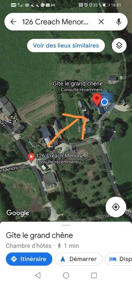 Le Gite "Le Grand Chene" Le Cloitre-Saint-Thegonnec المظهر الخارجي الصورة